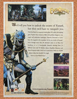EverQuest Ruins Of Kunark PC Original 2002 Ad Authentic Video Game Review Promo