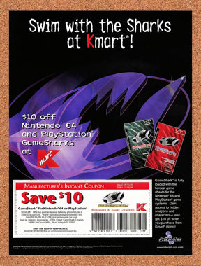 1999 GameShark KMart Rebate Original Advertisement / Retro Promo v1
