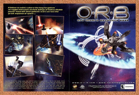 ORB Off-World Resource Base PC Original 2002 Vintage Ad - Video Game Promo