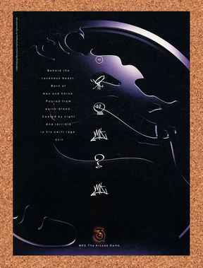 Mortal Kombat 3 SNES MK3 Arcade Original 1997 Ad Authentic Game Promo v1