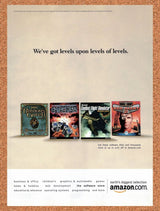 2000 Amazon PC Games Original Advertisement / Retro Wall Art v1