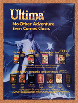 1992 Ultima NES IBM Original Advertisement / Retro Wall Art v1