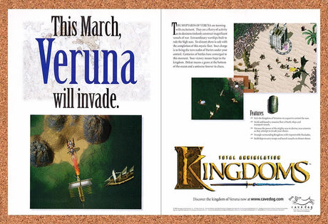 1999 Total Annihilation Kingdoms Veruna Original Advertisement / Retro Promo v5