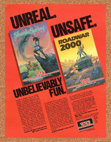 SSI PC Games Original 1986 Vintage Ad - Shard Of Spring & Roadwar Promo
