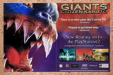 2001 Giants Citizen Kabuto PS2 Original Advertisement / Retro Wall Art v10