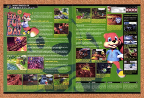2001 Conker's Bad Fur Day N64 Original Advertisement / Retro Promo vr2