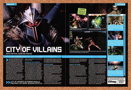 Original 2006 City Of Villains PC Vintage Print Ad - Video Game Promo Wall Art