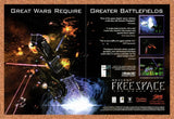 1998 Descent FreeSpace The Great War PC Original Advertisement / Retro Promo v2