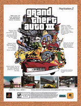 2001 Grand Theft Auto III PS2 Original Advertisement / Retro Promo v1