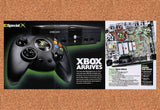 2001 Microsoft Xbox Console Launch Original Advertisement / Retro Wall Art v7