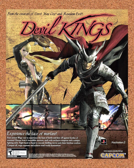 2005 Devil Kings PS2 Original Advertisement / Retro Promo v1