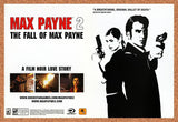 Max Payne 2 PS2 Original 2003 Vintage Ad - Film Noir Video Game Promo