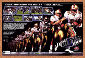 2003 NFL Blitz Pro PS2 Original Advertisement / Retro Promo v2