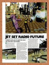 2001 Jet Set Radio Future Xbox Original Advertisement / Retro Promo vr1
