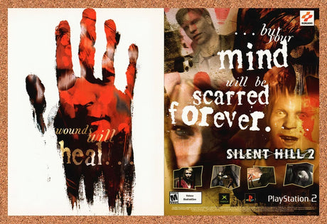 2001 Silent Hill 2 PS2 Original Advertisement / Retro Promo v1