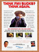 1997 A Fork In The Tale PC Original Advertisement / Retro Wall Art v1
