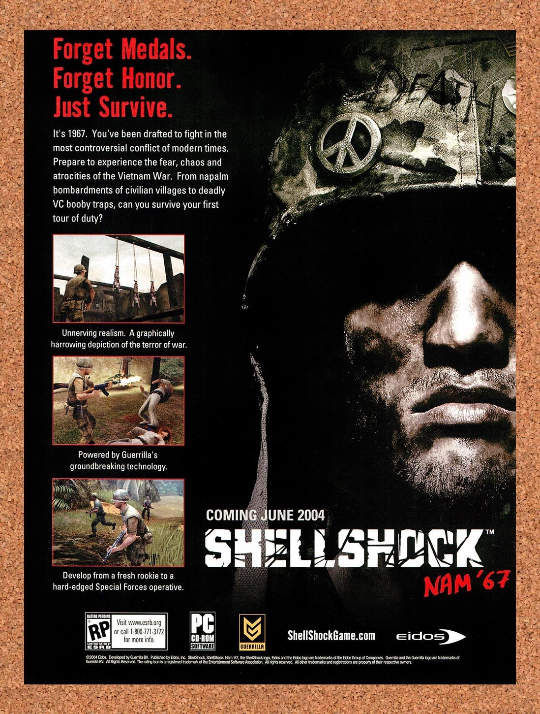2004 ShellShock Nam 67 PC Original Advertisement / Retro Promo v1