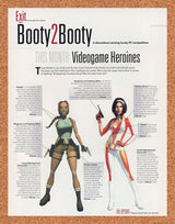 Tomb Raider PC Original 2003 Ad Authentic Video Game Booty 2 Booty Review Lara