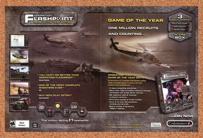 Operation Flashpoint GOTY Edition PC Original 2005 Ad Authentic Video Game Promo