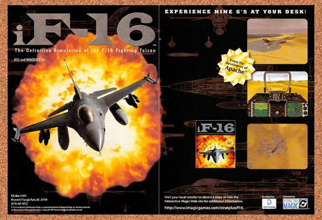 1997 iF-16 PC Original Advertisement / Retro Promo v1