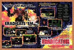 1996 Eradicator PC Original Advertisement / Retro Promo v2