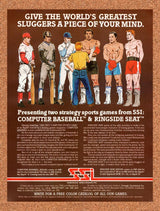 1983 SSI Ringside Seat Apple III Games Original Ad / Retro Wall Art v1