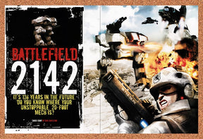 2006 Battlefield 2142 PC Original Advertisement / Retro Promo vr2