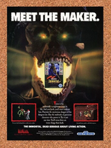The Immortal Sega Genesis Original 1993 Ad Authentic Retro Video Game Promo