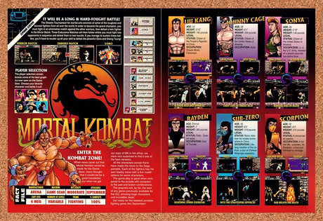 1993 Mortal Kombat Game Gear Original Advertisement / Retro Promo v2