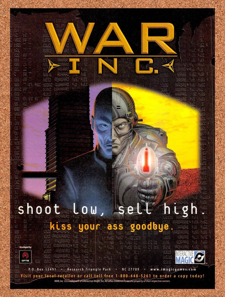 1997 War Inc PC Original Advertisement / Retro Promo v1