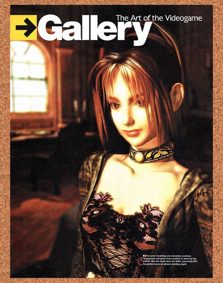 Koudelka PS1 Original 2000 Vintage Ad - SNK Video Game Art Promo