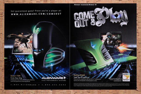 2007 Command & Conquer 3 Tiberium Wars Alienware Original Ad / Retro Wall Art v6