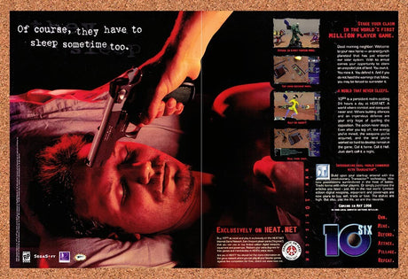 1998 10Six PC Original Advertisement / Retro Promo v1