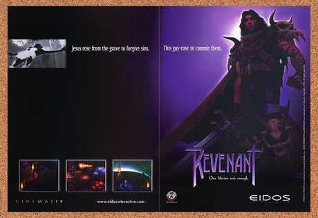 Revenant PC Original 1998 Print Ad Authentic Action RPG Video Game Promo v3