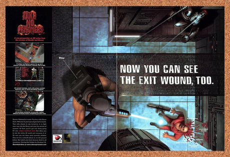 1997 Take No Prisoners PC Original Advertisement / Retro Promo v2