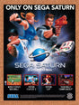 1996 Sega Saturn Games Original Advertisement / Retro Wall Art v10