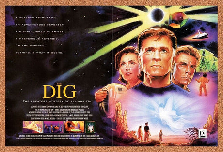 The Dig PC Original 1997 Vintage Ad - Video Game Promo