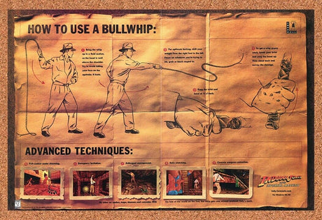 Indiana Jones Infernal Machine Original 1999 Ad Authentic Video Game Promo v1