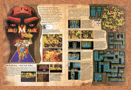 The Mummy GBC Original 2003 Vintage Ad - Video Game Game Boy Review Promo