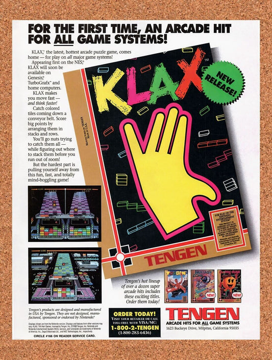 1989 Dash Galaxy NES Original Advertisement / Retro Wall Art v1