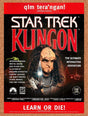 1996 Star Trek Klingon Interactive CD-ROM Original Advertisement / Promo v2