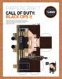 Call Of Duty Black Ops II PaperCraft Original 2012 Ad Authentic Video Game Promo