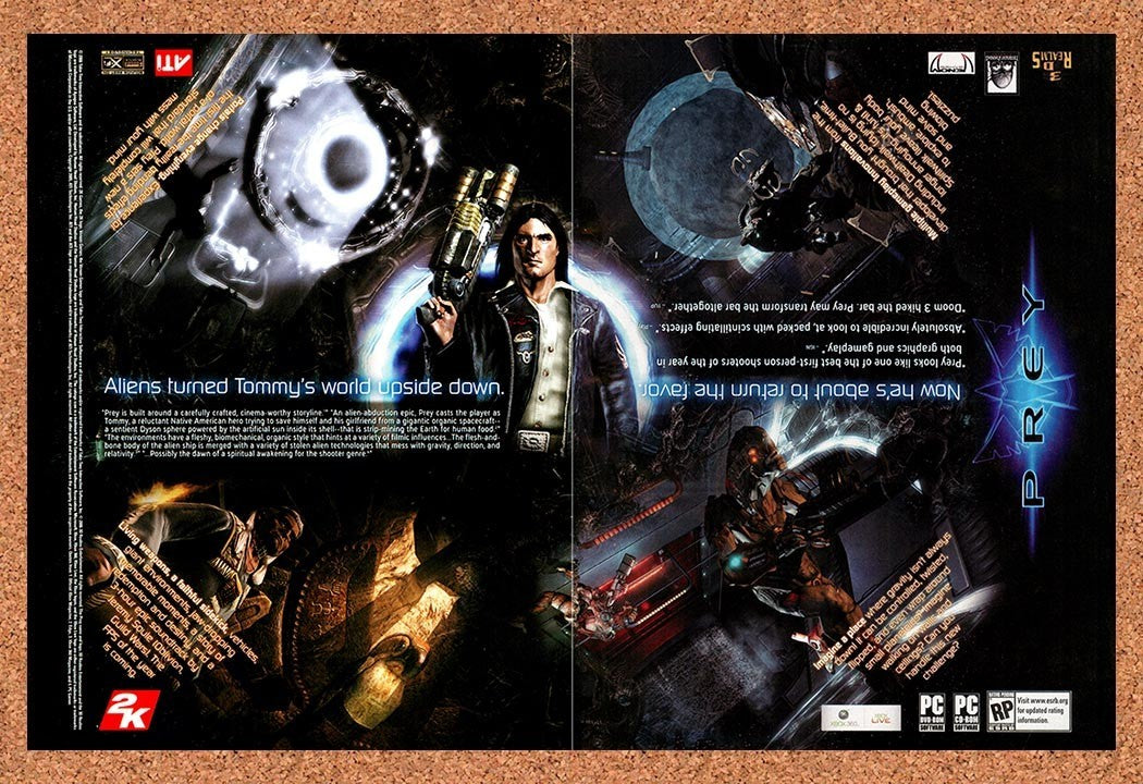 2006 Prey PC Original Advertisement / Retro Promo v3