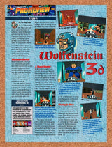 1994 Wolfenstein 3D Jaguar Original Advertisement / Retro Promo vr1