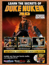 1996 Duke Nukem 3D Game Wizards Original Advertisement / Retro Promo v7