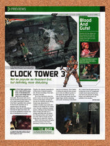 2003 Clock Tower 3 PS2 Original Advertisement / Retro Promo vr1