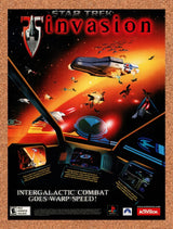 2000 Star Trek Invasion PS1 Original Advertisement / Retro Promo v1