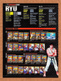 1999 Marvel vs Capcom Clash Of Super Heroes Ryu Moves Original Ad / Promo vr5
