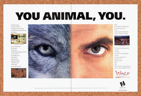 1995 Wolf PC Original Advertisement / Retro Promo v1