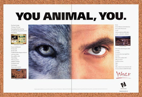 1995 Wolf PC Original Advertisement / Retro Promo v1